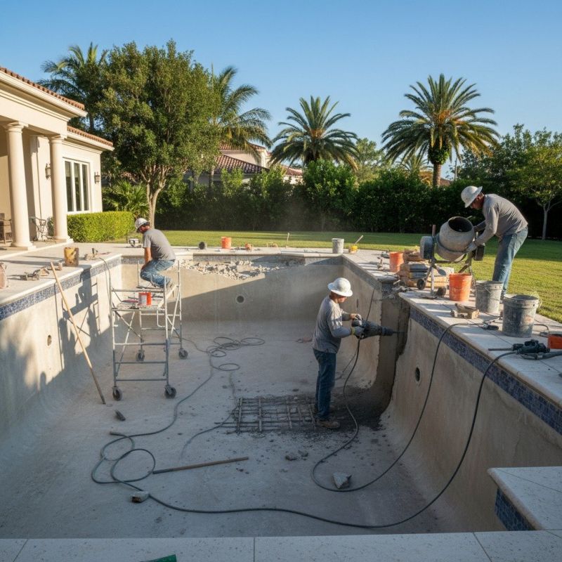 Swimming Pool Slab Repair
