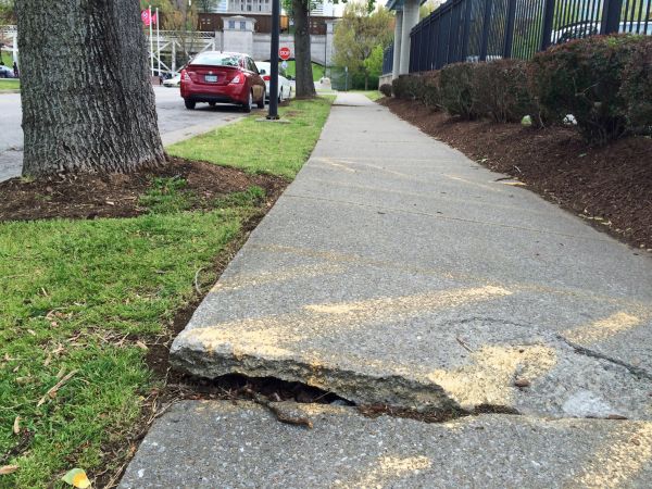 Cement Sidewalk Repair in Boston